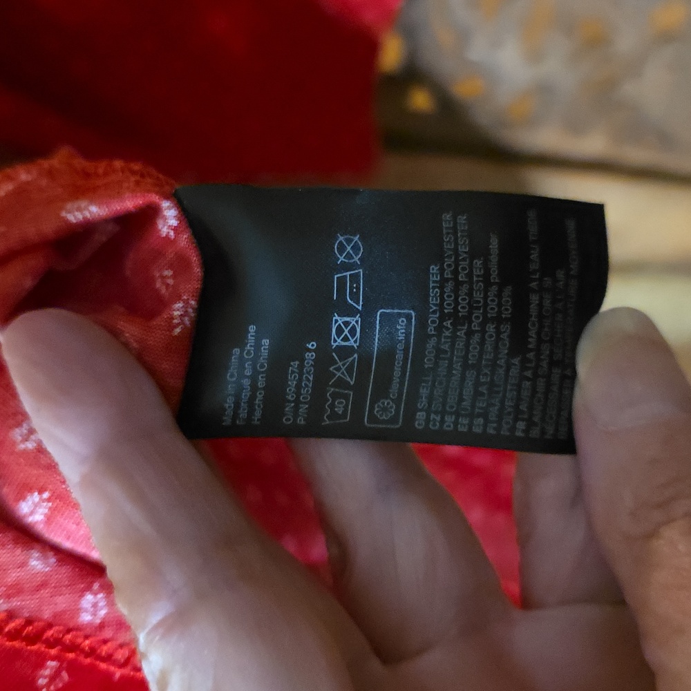 H&M Red Nightshirt - Picture 5 of 7